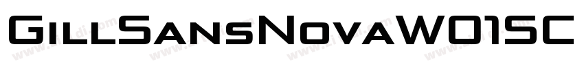 GillSansNovaW01SC He字体转换